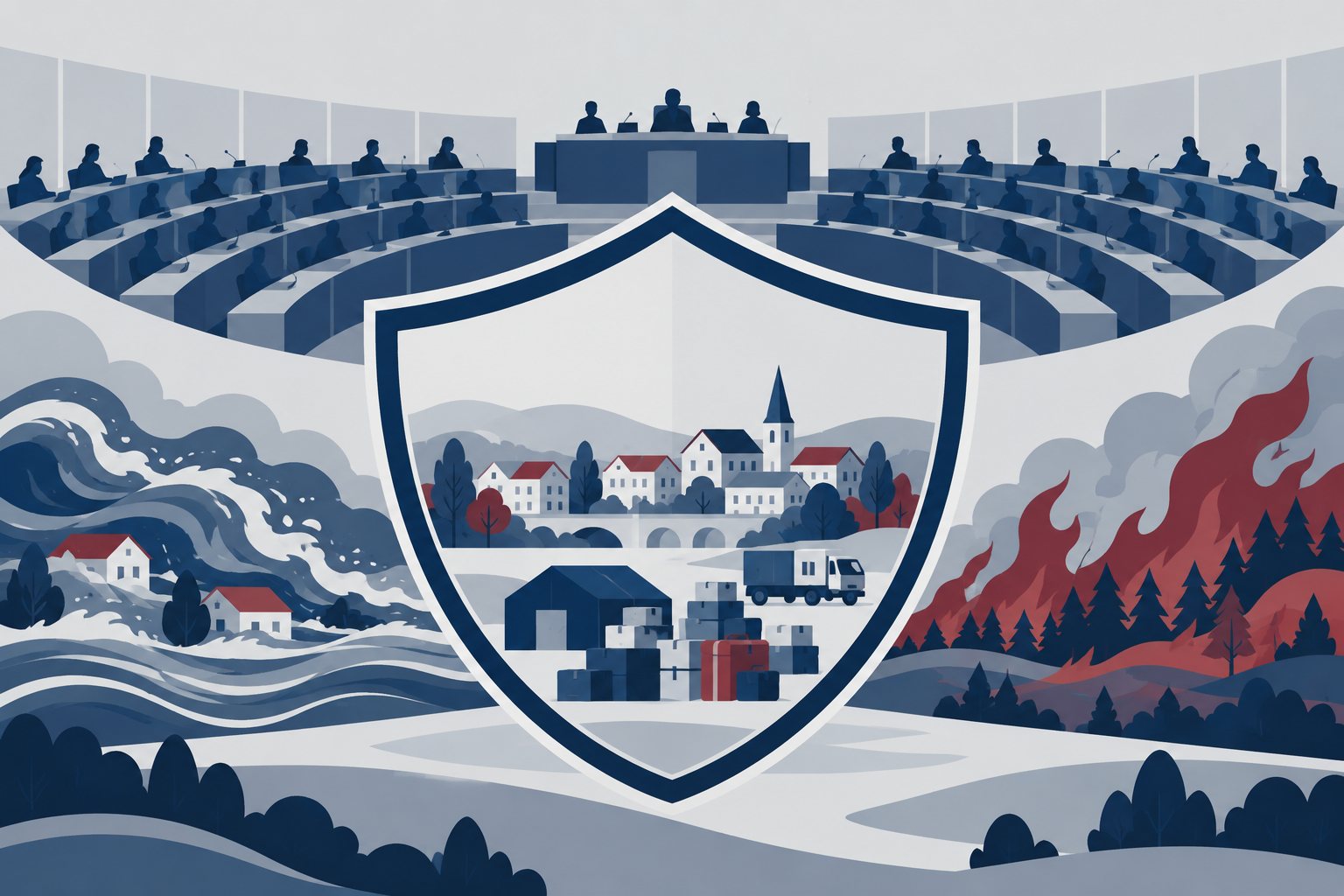 Ilustrație: Comisiile PE cer 12,42 miliarde de euro pentru protecția civilă europeană