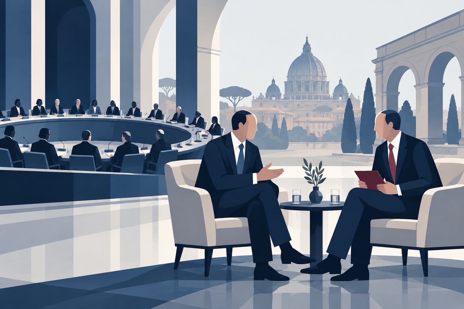 Ilustrație: Mircea Abrudean a participat la reuniunea șefilor de parlamente de la Roma
