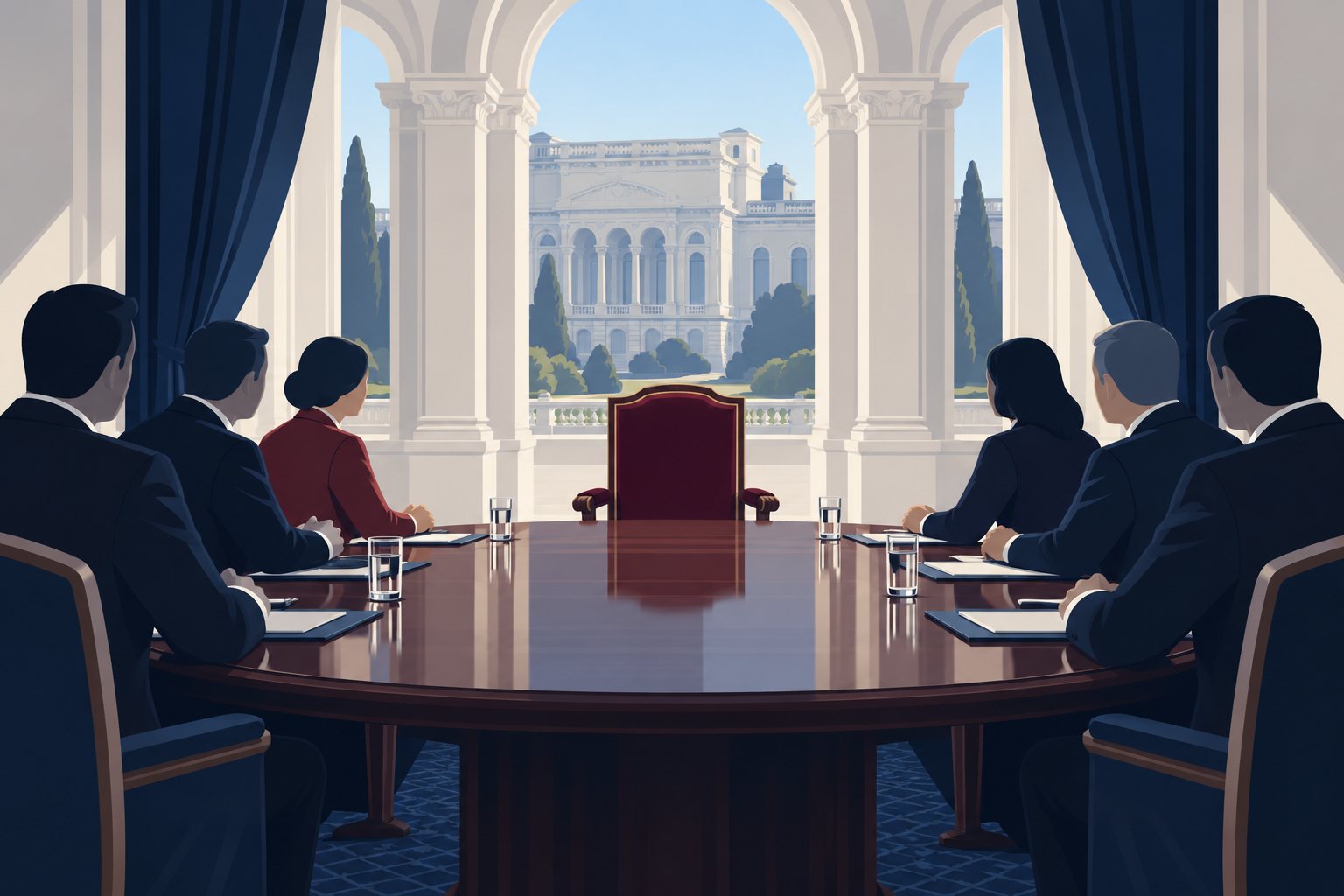 Ilustrație: Nicușor Dan convoacă partidele la Cotroceni pentru desemnarea premierului
