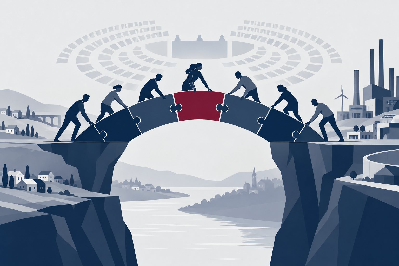 Ilustrație: Parlamentari din 7 state UE cer o clauză de coeziune în fondul pentru competitivitate