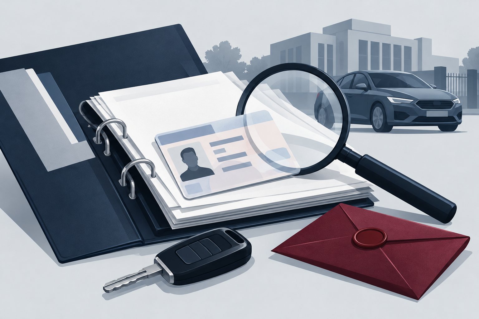 Ilustrație: Percheziții DNA într-un dosar de corupție la permise și înmatriculări Ilfov