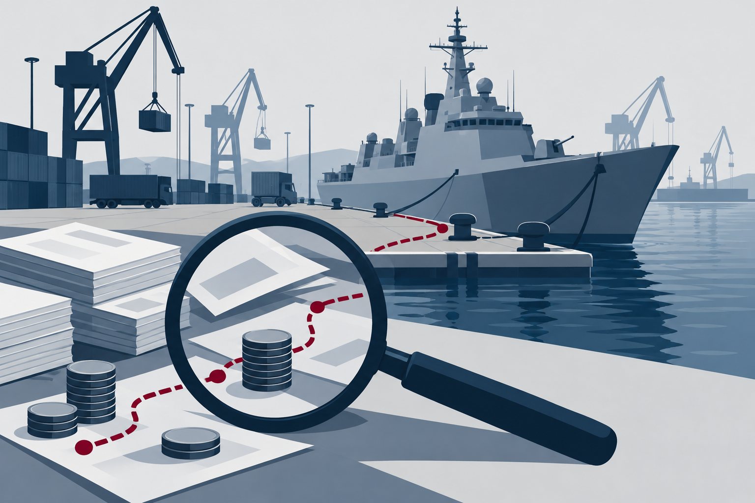 Ilustrație: Percheziții în Constanța și arestări în Norvegia într-un dosar vizând nave NATO