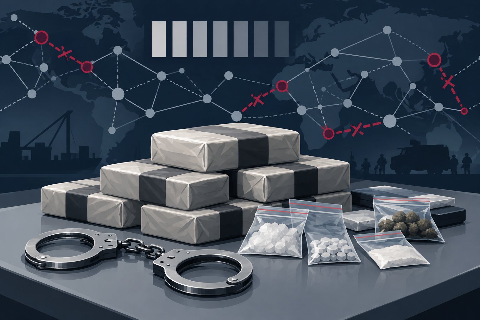 Ilustrație: Poliția și DIICOT au confiscat 845,46 kilograme de droguri în 8 luni