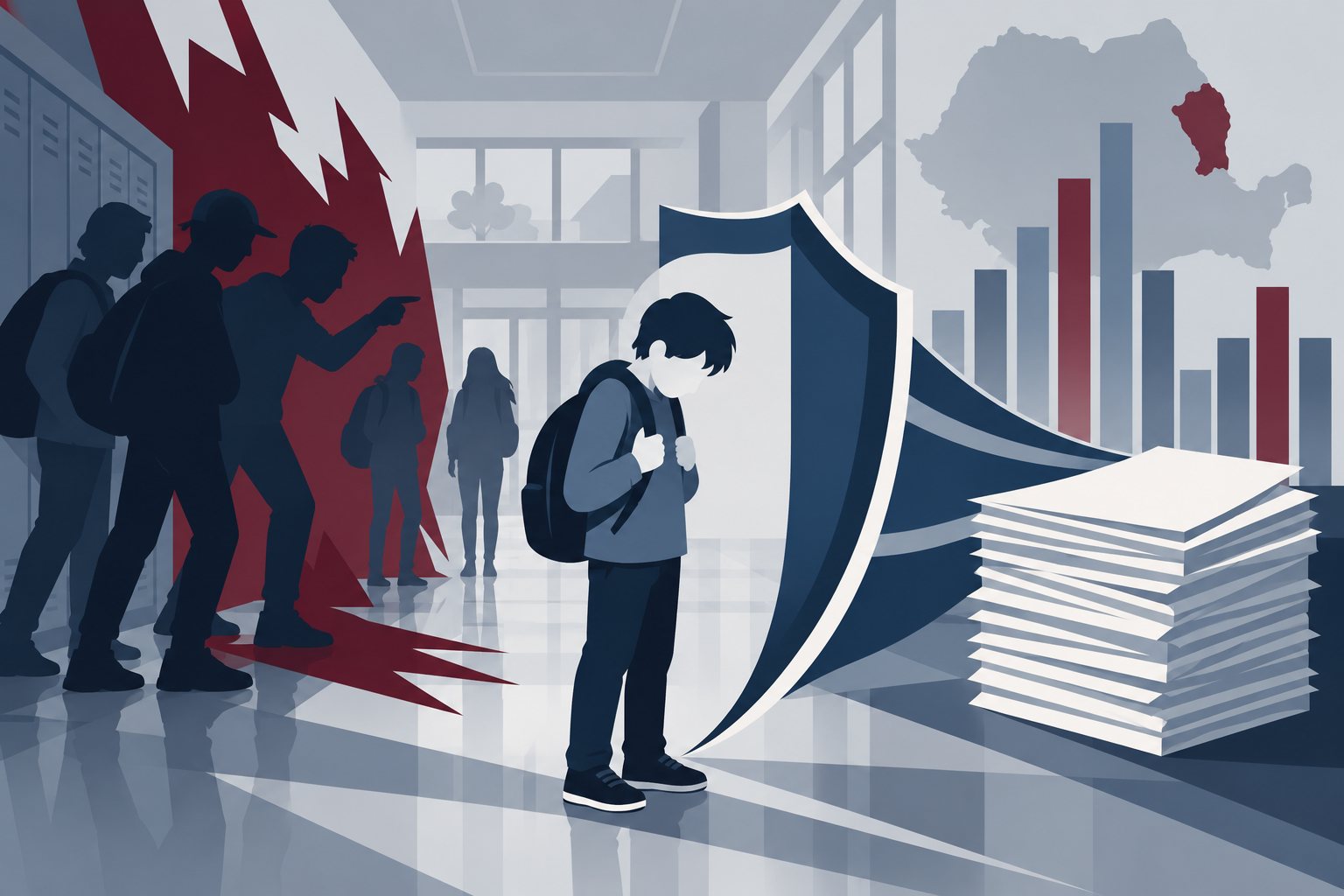 Ilustrație: Raisa Enachi prezintă date despre violența din școli și inițiative legislative