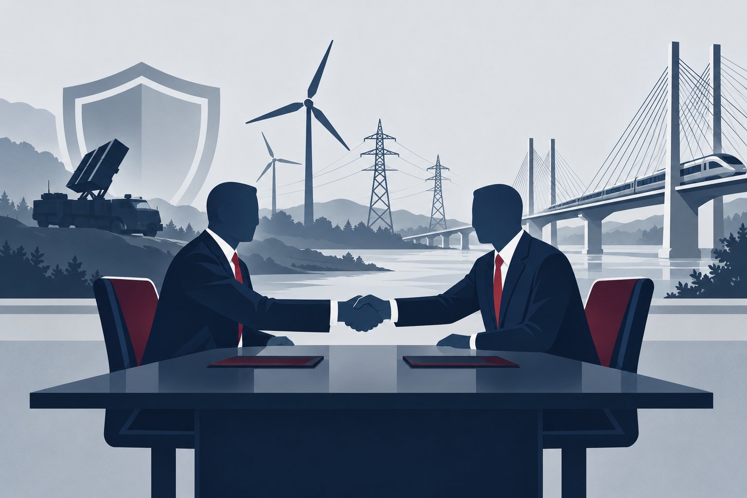 Ilustrație: Silviu Coșa și ambasadorul Coreei de Sud au discutat despre apărare și infrastructură